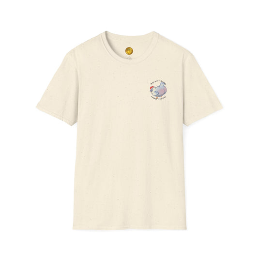 Punny Witty Funny Cute Chicken Booty Comfortable Cozy Soft Lightweight Cotton Shirt